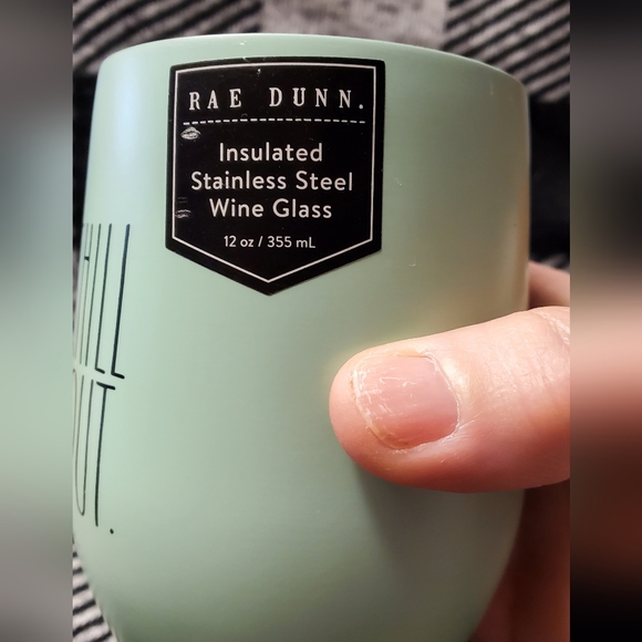 Rae Dunn CHILL OUT Wine Tumbler - Picture 5 of 9